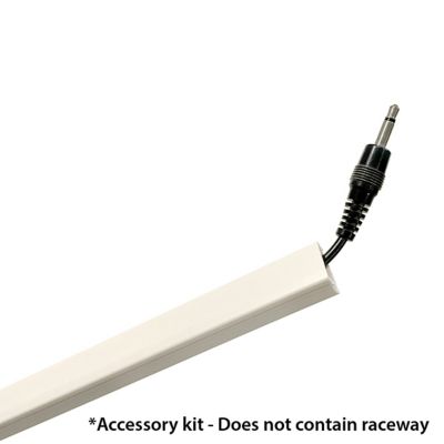 Image showing  Small Raceway Accessory Cord Hiding Kit- White