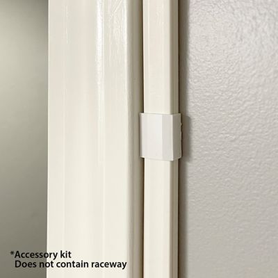 Image showing 5 th PROWORX Small Raceway Accessory Cord Hiding Kit- White