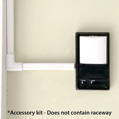 Image showing 8 th PROWORX Small Raceway Accessory Cord Hiding Kit- White