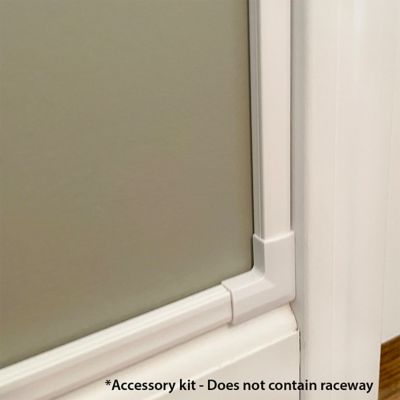 Image showing 9 th PROWORX Small Raceway Accessory Cord Hiding Kit- White