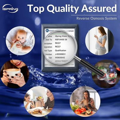 Image showing  High Capacity Under Sink 5-Stage Reverse Osmosis Drinking Water Filtration System