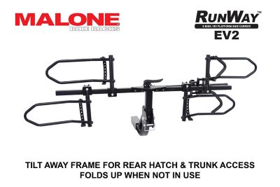 Image showing  Runway EV2 - E-Bike/RV 2 Bike Platform Rack