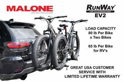 Image showing  Runway EV2 - E-Bike/RV 2 Bike Platform Rack