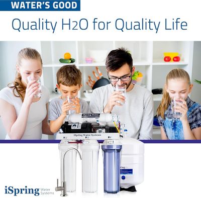 Image showing  Under Sink 5-Stage Reverse Osmosis Drinking Water Filtration System with Pump