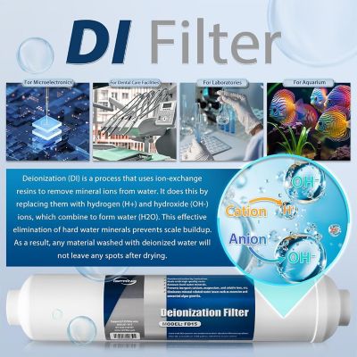 Image showing  Tankless System with Pump, 5 Stage De-ionization Reverse Osmosis Water Filter System