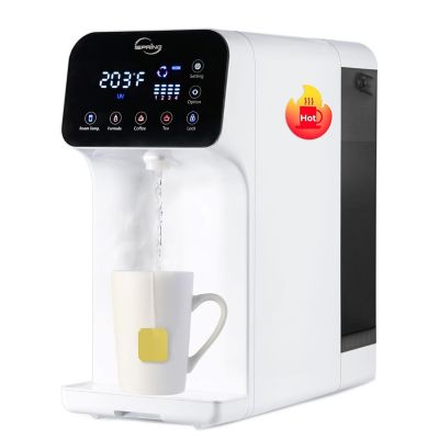 iSpring 5-Stage Countertop Reverse Osmosis System, Instant Hot RO Water Dispenser with Ultraviolet
