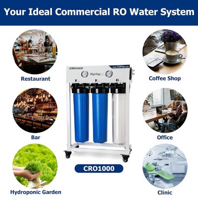 Image showing 5 th iSpring 4-Stage Tankless Commercial Reverse Osmosis Drinking Water Filtration System