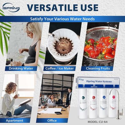 Image showing  0.01 Micrometre Ultra-Filtration Under Sink Water Filter System