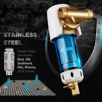 Image showing  Reusable Spin Down Sediment Water Filter, WSP50GR