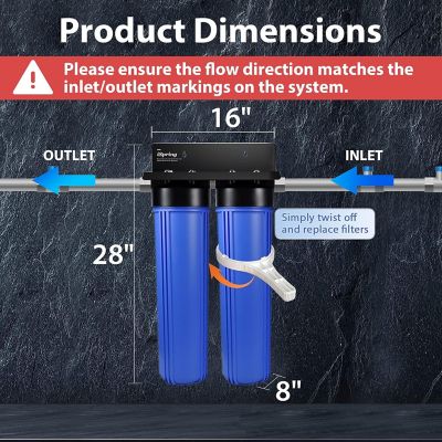 Image showing  2-Stage Whole House Water Filtration System, WGB22B