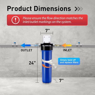 Image showing  1-Stage Whole House Water Filtration System