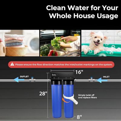 Image showing  2-Stage Whole House Water Filtration System, WGB22B-KS
