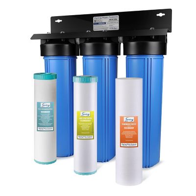iSpring 3-Stage Whole House Water Filtration System, WGB32B-MKS