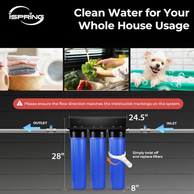 Image showing  3-Stage Whole House Water Filtration System, WGB32B-MKS