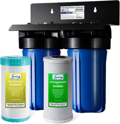 iSpring 2-Stage Whole House Water Filtration System, WGB21B-KS