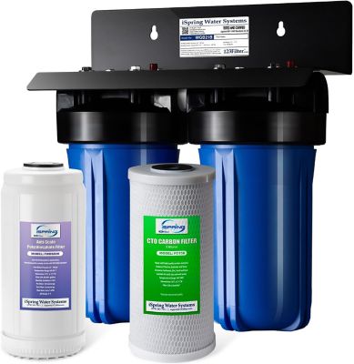 iSpring 2-Stage Whole House Water Filtration System, WGB21B-DS
