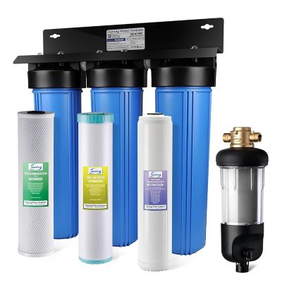 iSpring Whole House Water Filter System with Jumbo-Sized Spin Down Sediment Filter
