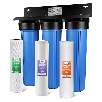iSpring 3-Stage Water Descaler and Water Filter, WGB32B-DS