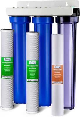 iSpring 3-Stage Whole House Water Filtration System, WCB32C
