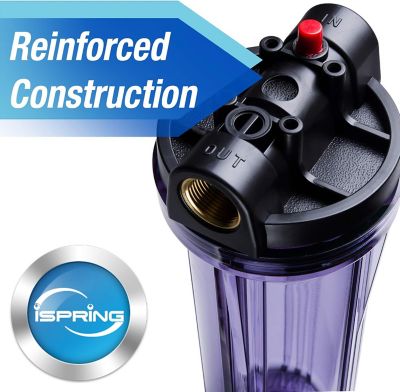 Image showing  Whole House Transparent Water Filter Housing