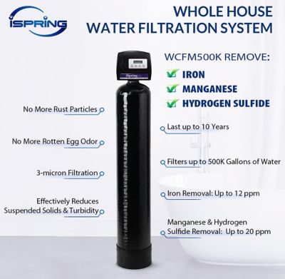 Image showing  Iron, Manganese, and Hydrogen Sulfide Water Filtration System