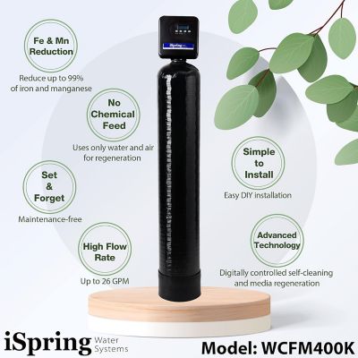 Image showing  Whole House Central Iron and Manganese Water Filter Filtration System