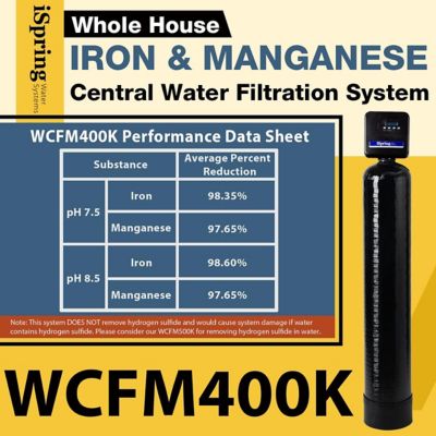 Image showing  Whole House Central Iron and Manganese Water Filter Filtration System