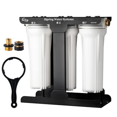 iSpring 3-Stage RV Water Filtration System, Whole House Water Filter for RV
