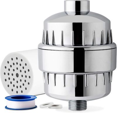 iSpring 15-Stage Shower Filter with Replaceable Cartridge, SF2S