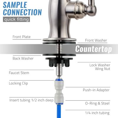 Image showing  Lead-Free Faucet for RO System and Drinking Water Filtration System, GK1-BN