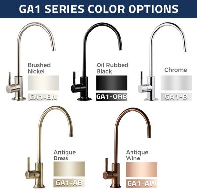 Image showing  Reverse Osmosis Faucet, Lead-Free Contemporary Drinking Water Faucet for RO Systems, GA1-AB
