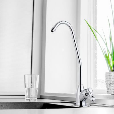 Image showing  Lead-Free Reverse Osmosis Water Filter Drinking Water Faucet, Non-Air Gap Single Lever Handle RO Faucet