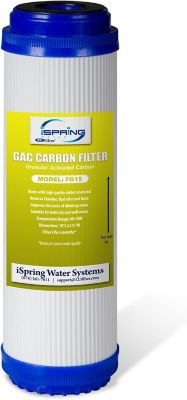 iSpring GAC Granular Activated Carbon 2.5 in. x 10 in. Water Filter Replacement