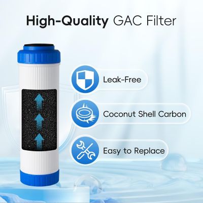 Image showing  GAC Granular Activated Carbon 2.5 in. x 10 in. Water Filter Replacement