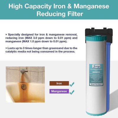Image showing  Whole-House Iron- and Manganese-Reducing Replacement Water Filter