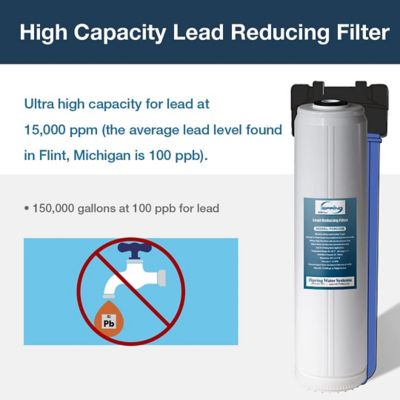 Image showing  4.5 in. x 20 in. Lead-Reducing Water Filter Replacement Cartridge
