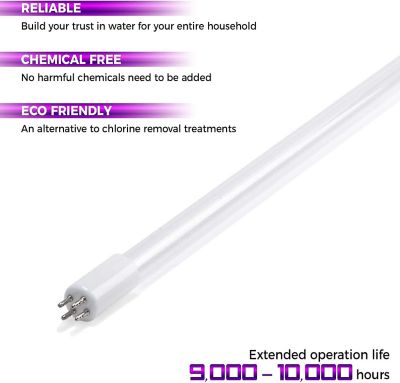 Image showing  55W UV Replacement Lamp UV Bulb for UVF55FS Whole House UV Water Filter