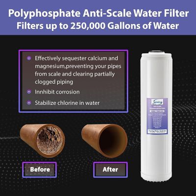 Image showing  4.5 in. x 20 in. 2-Stage Whole-House Water Filter Replacement Pack for WGB22B-DS Water Filtration Systems