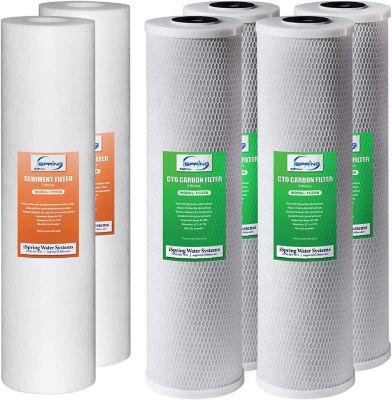 iSpring 4.5 in. x 20 in. Whole House Water Filter Replacement Set, F6WGB32B