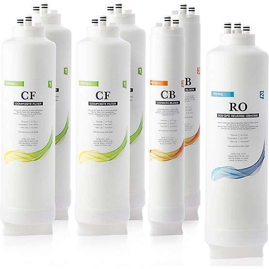 2-Year Reverse Osmosis Replacement Filter Pack for RO500 Tankless Water Filtration System 2-Year Reverse Osmosis Replacement Filter Pack for RO500 Tankless Water Filtration System