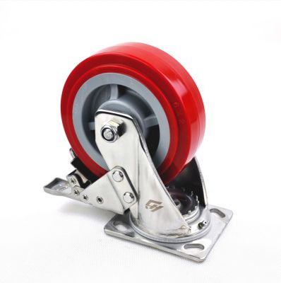 Shop Tuff 5 in. Stainless Steel Swivel Caster with Brake