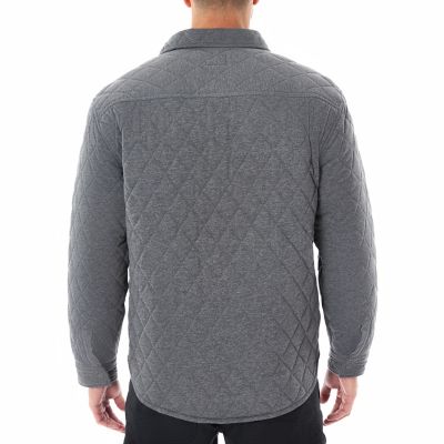 Image showing  Big Men's Snap Closure Diamond Quilted Knit Shirt-Jac