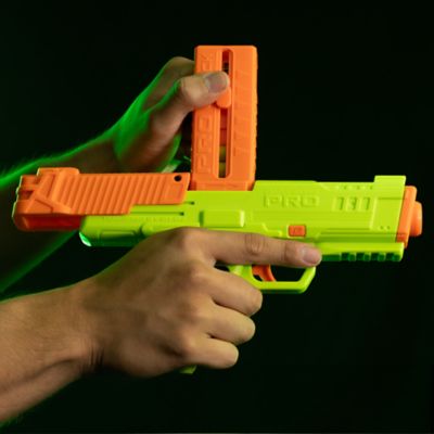Image showing  Pro Nitroshot+ MK-2 Green Foam Dart Blaster