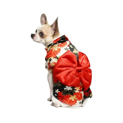 Best Furry Friends Red Kimono Pet Costume