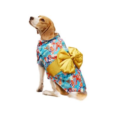 Image showing  Gold Kimono Pet Costume