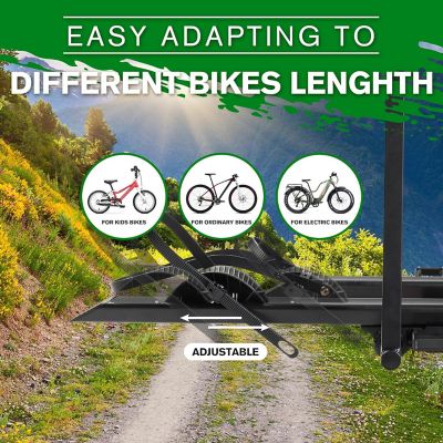 Image showing 5 th Young Electric 200 lb. Aluminum Hitch Mounted Platform E-Bike Rack