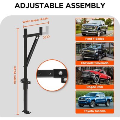 Image showing  250 lb. Heavy Duty Steel Truck Ladder Rack