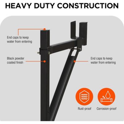 Image showing  250 lb. Heavy Duty Steel Truck Ladder Rack