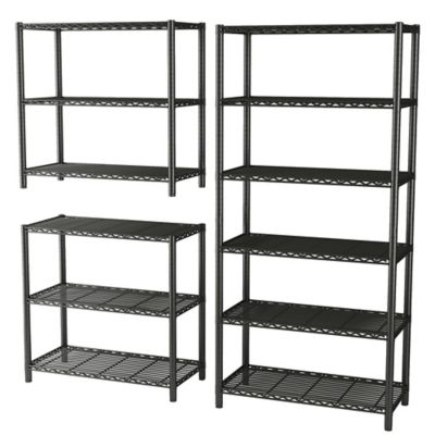 EFINE 6-Shelf, Changeable into 2 of 3-Shelf Units, 350 lb. Loading Capacity Per Shelf (71.5H, 36W, 16D)