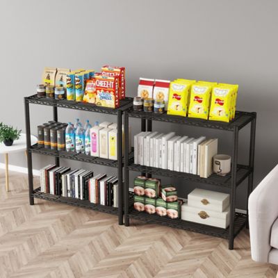 Image showing  6-Shelf, Changeable into 2 of 3-Shelf Units, 350 lb. Loading Capacity Per Shelf (71.5H, 36W, 16D)